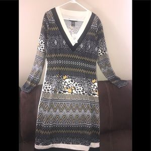 Ashley Stewart Body Con Sweater Dress